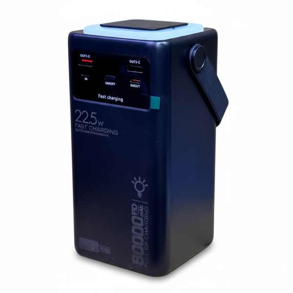 Потужний повербанк PD-80 з Power Delivery, швидка зарядка USB-C, Type-C PD-80 фото