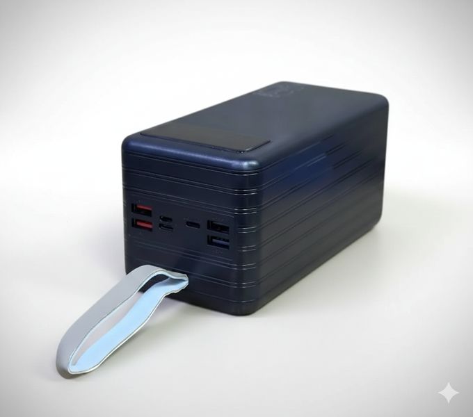Багатофункціональний повербанк TX80, швидка зарядка, USB-порти, LED-індикатор TX80 фото