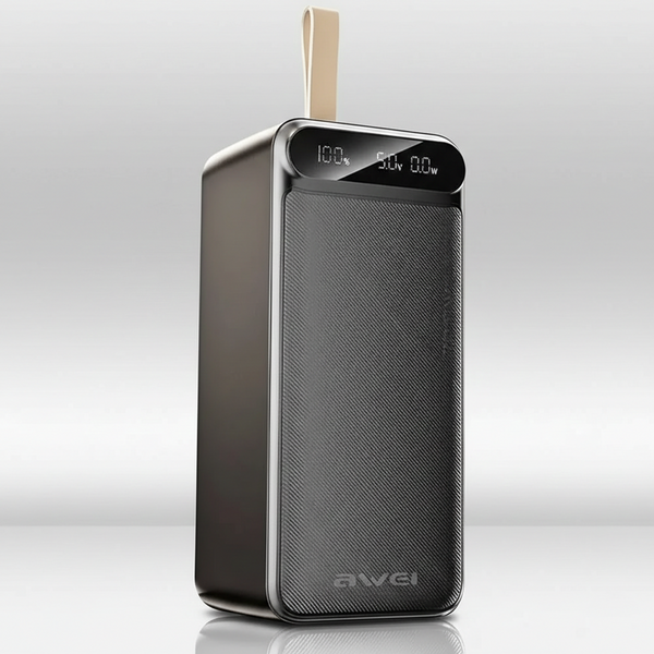 Надпотужний Повербанк P101K mAh: швидка зарядка, LED-дисплей, ремінець P101K фото