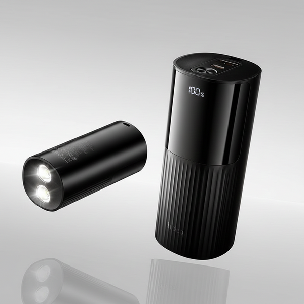 Повербанк J150 20000 mAh 22.5w, швидка зарядка PD/QC, led-дисплей, ліхтарик J150 фото