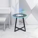 Смарт-столик журнальний круглий: Bluetooth-колонка, RGB-світло та Бездротова зарядка btst001 фото 3