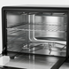 Електропіч Asel AF-50-23 50л, настільна духовка 1500W, 80-320&deg;C, 2 великих дека, чорна AF50_23bl фото 3