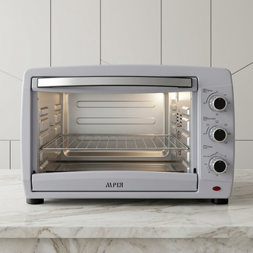 Електропіч Мрія MF-49 49л конвекція, вертел, підсвітка, 1800W, 2 дека, сіра MF49gr фото