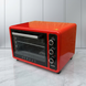 Електропіч Asel AF-40-23 40л, настільна духовка 1300W, 80-320&deg;C, 2 великих дека, червона AF40_23red фото 5